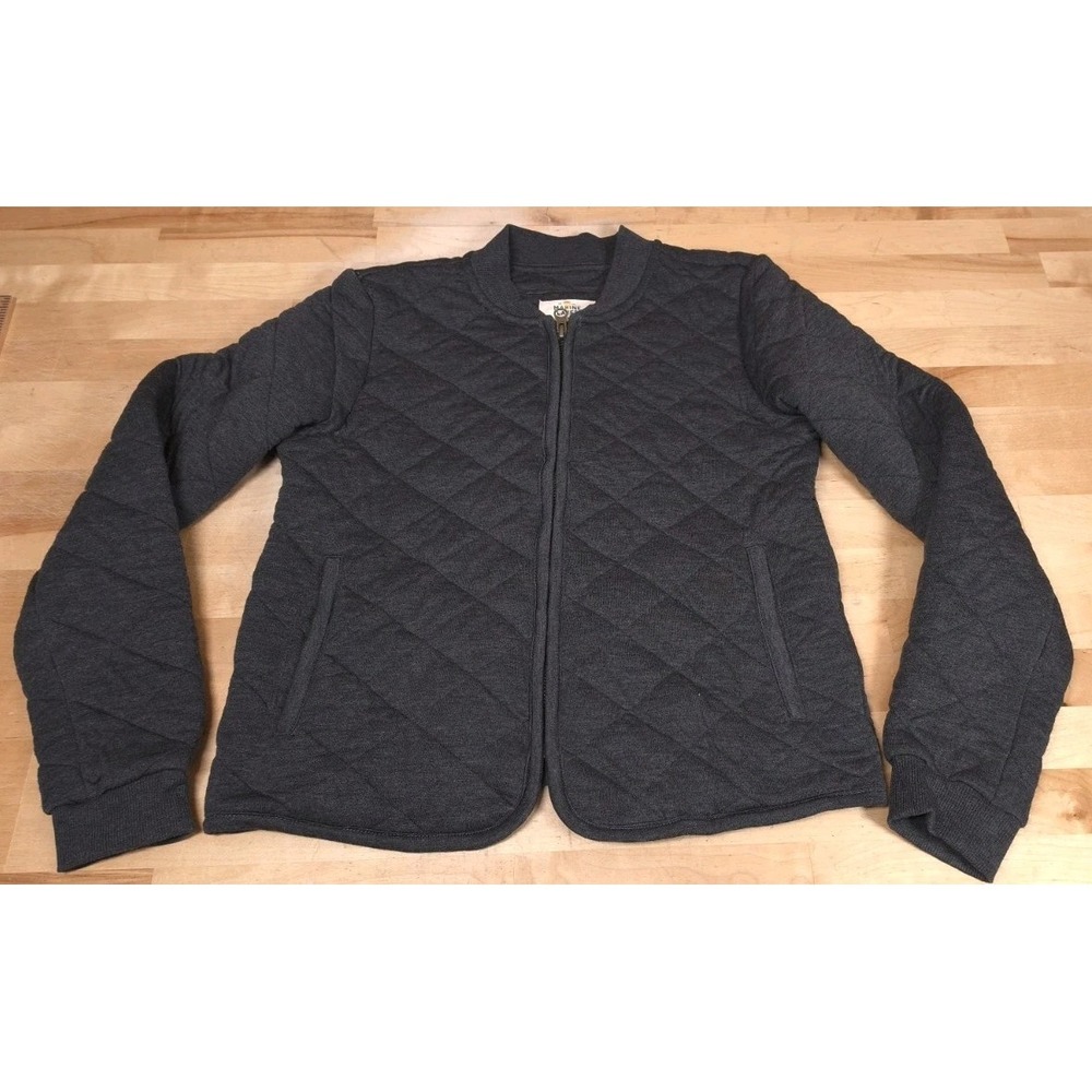 Marine Layer Corbet Quilted Black Womens Size XS Full Zip Jacket